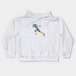 Running woman Kids Hoodie